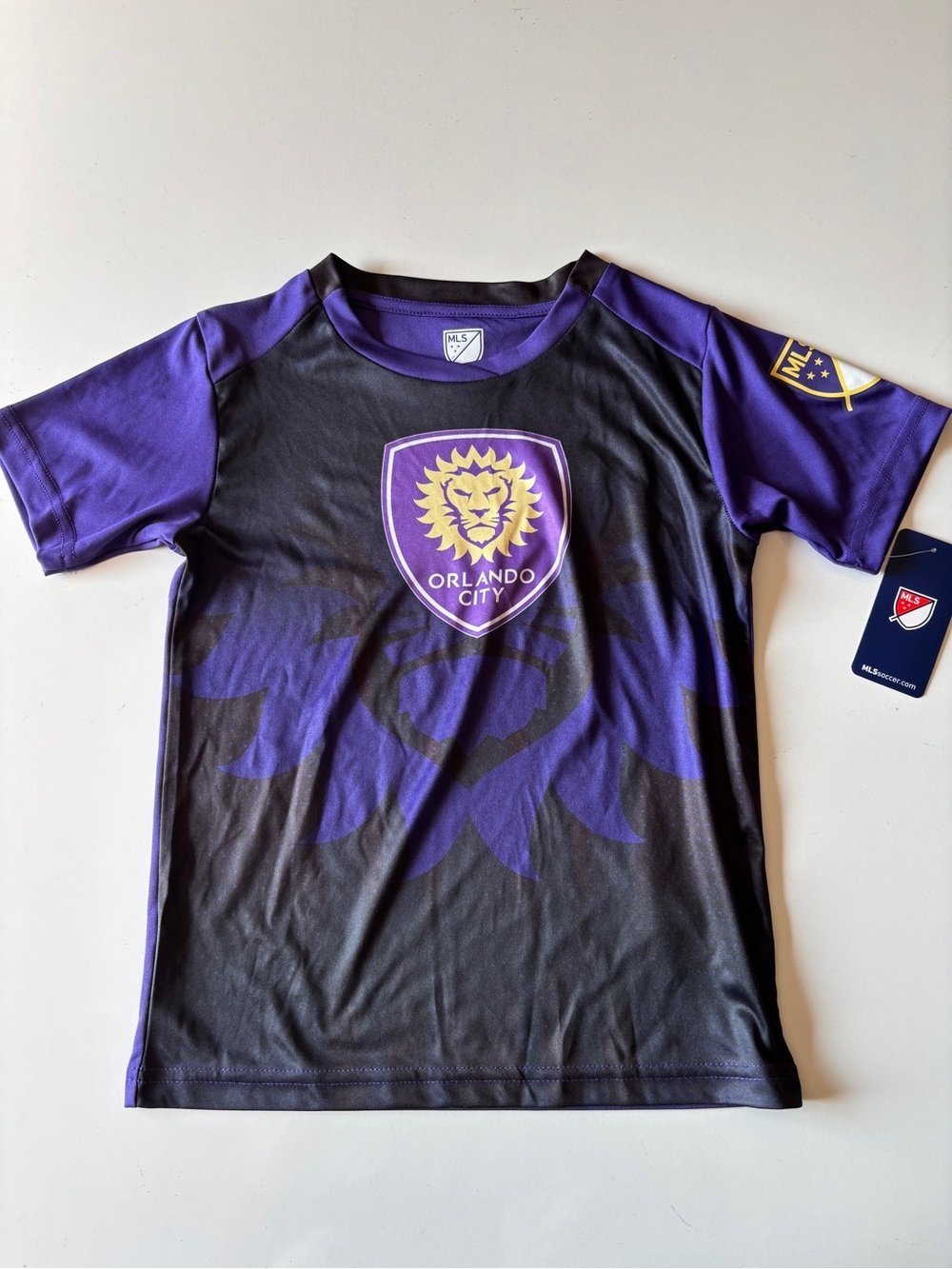 NWT MLS Orlando City SC Boys' Sublimated Jersey - Size XS